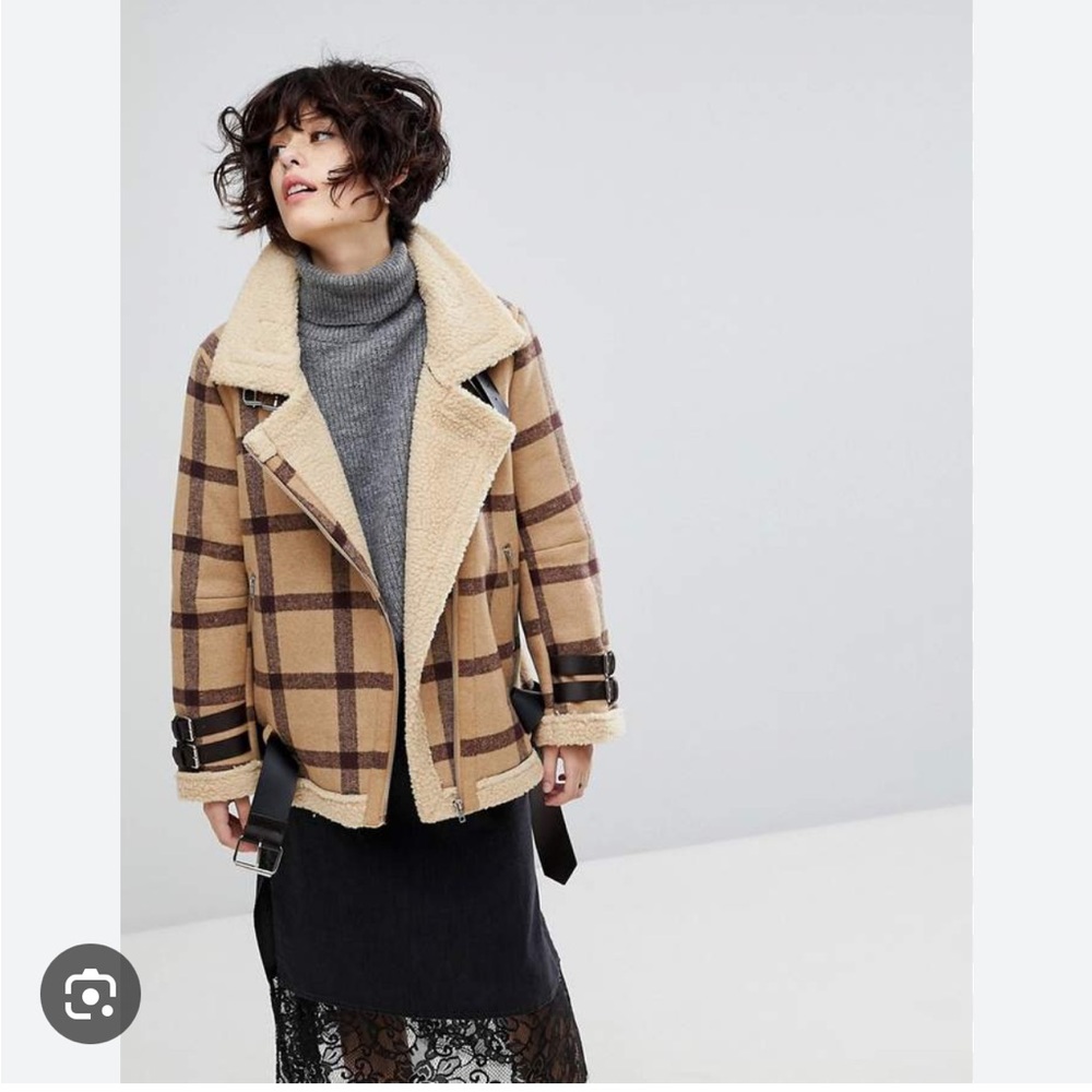 JOA shearling aviator jacket